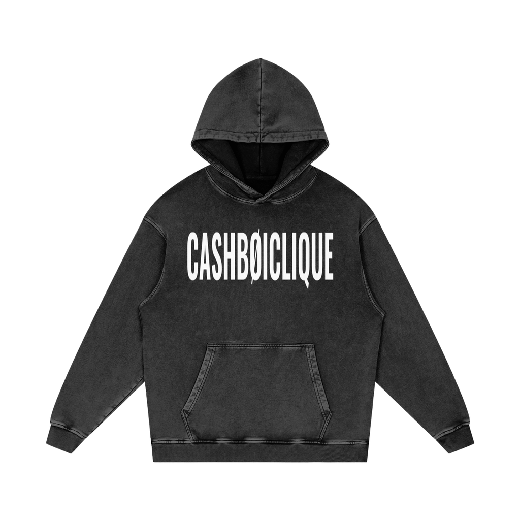 CBC Snow Washed Loose Cotton Hoodie