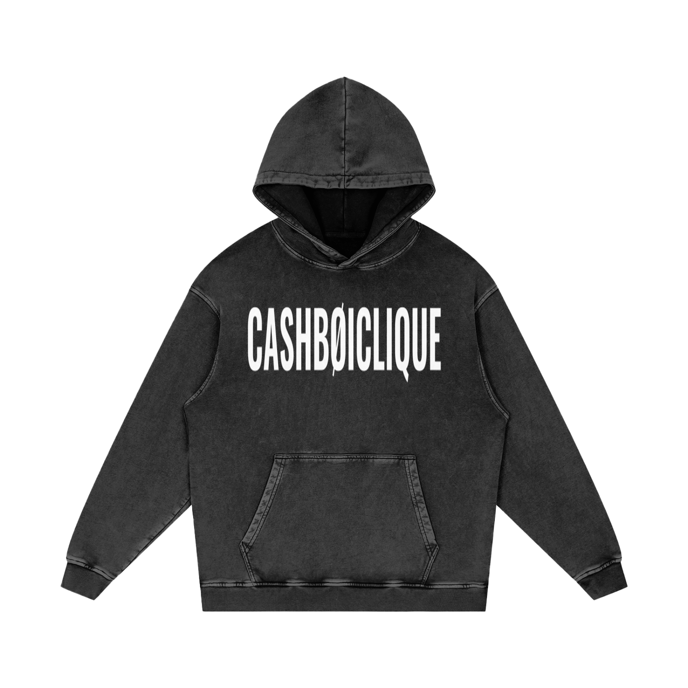 CBC Snow Washed Loose Cotton Hoodie