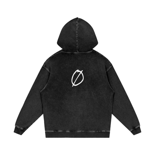 CBC Snow Washed Loose Cotton Hoodie